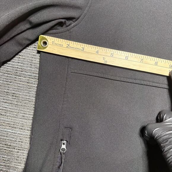 Outdoor Life Jacket Men's Medium Black Full Zip Softshell Full Zip - Picture 7 of 11